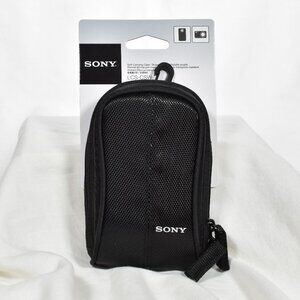 Sony LCS-CSW Soft Camera Carrying Case Belt Loop Memory Card Pocket